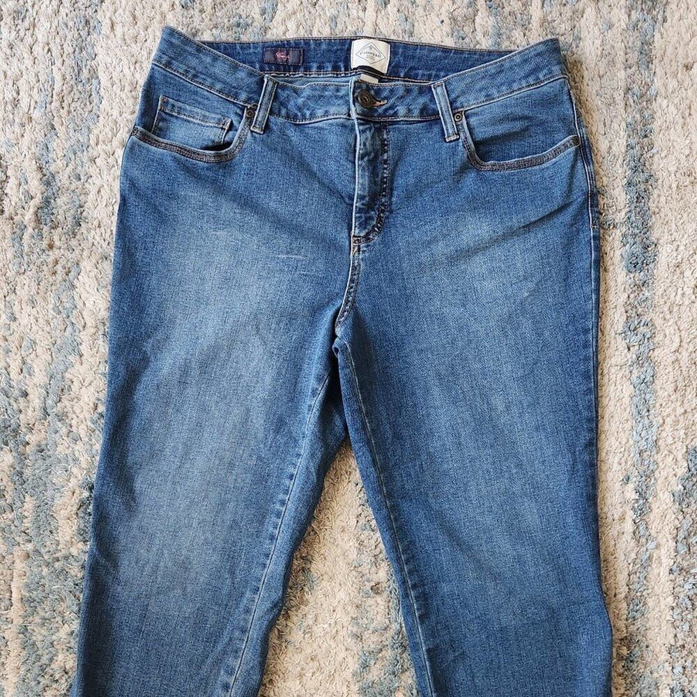 St John's Bay Ankle Jeans GUC sz 14 - Picture 3 of 9